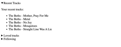 Basic HTML structure.